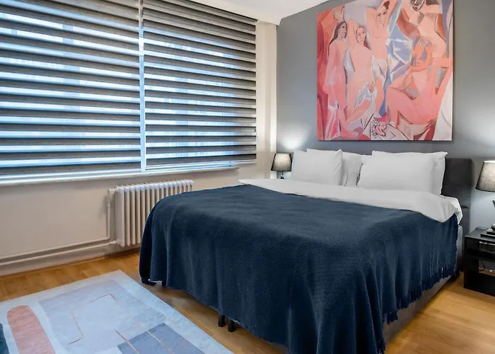 Apartmán Luxury With Exceptional Terrace And Bosphorus View